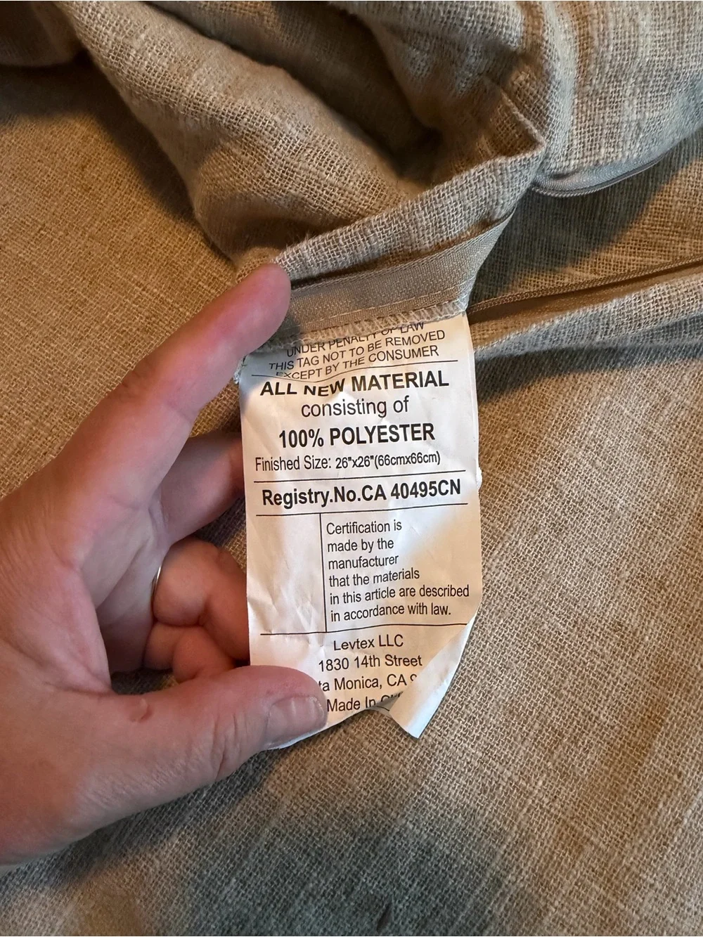 Soft Tan Pillowcase - Premium Home Bedding
